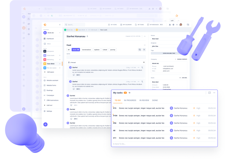 Marketing automation interface